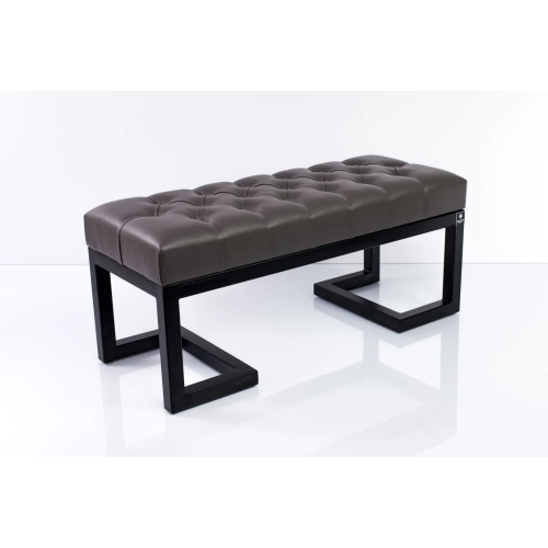 Ławka Pufa Pikowana Grafit Ekoskóra LPM-1 Rozmiary od 50 cm do 200 cm