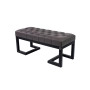 Ławka Pufa Pikowana Grafit Ekoskóra LPM-1 Rozmiary od 50 cm do 200 cm