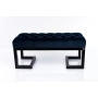 Ławka Pufa Pikowana Granatowy Guzik Tapicerski LPM-1 Rozmiary od 50 cm do 200 cm