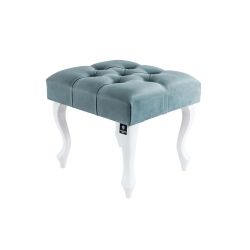 Taboret Pufa Pikowana Popiel Guzik Kryształ LPP-0 Rozmiary