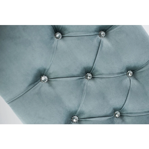 Taboret Pufa Pikowana Popiel Guzik Kryształ LPP-0 Rozmiary