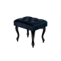 Taboret Pufa Pikowana Granatowy Guzik Kryształ LPP-0 Rozmiary