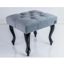Taboret Pufa Pikowana Popiel Guzik Kryształ LPP-0 Rozmiary