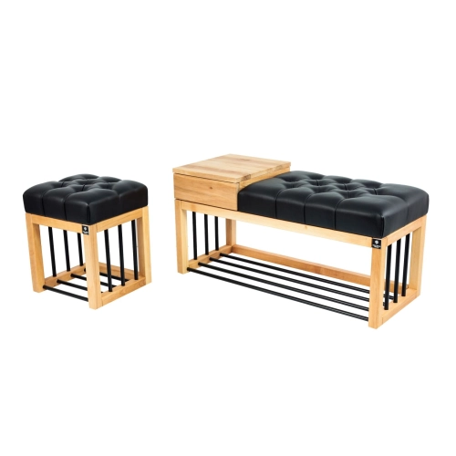 MODEL LPP-86 / LPP-100 ŁAWECZKI PIKOWANE Z EKO-SKÓRY