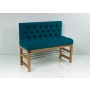 Ławka Szafka Pufa Pikowane Siedzisko Turkus LPP-111 Rozmiary od 50 cm do 200 cm