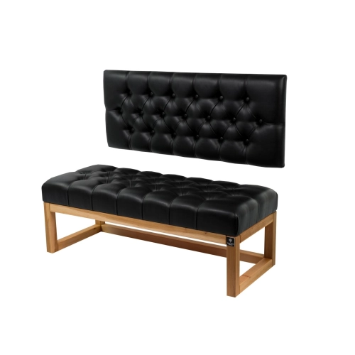 MODEL LPP-116 ŁAWECZKI PIKOWANE Z EKO-SKÓRY Z OPARCIEM