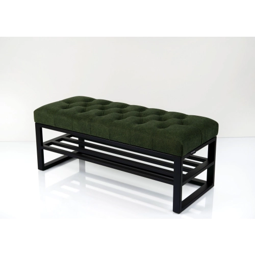 Ławka Pufa Pikowana Industrialna