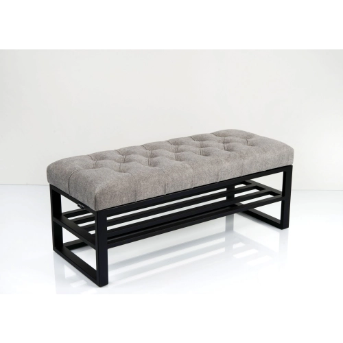 Ławka Pufa Pikowana Industrialna