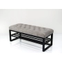 Ławka Pufa Pikowana Industrialna