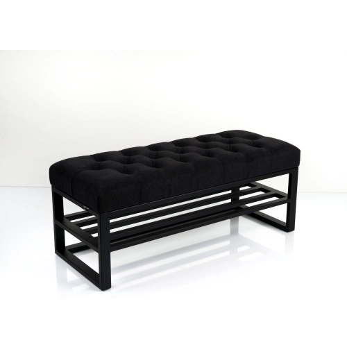 Ławka Pufa Pikowana Industrialna