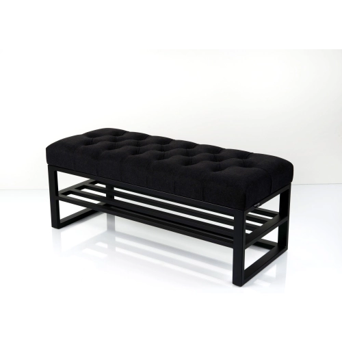 Ławka Pufa Pikowana Industrialna