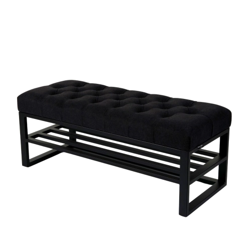 Ławka Pufa Pikowana Industrialna