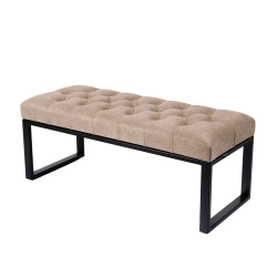 Ławka Pufa Pikowana Industrialna