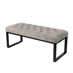 Ławka Pufa Pikowana Industrialna