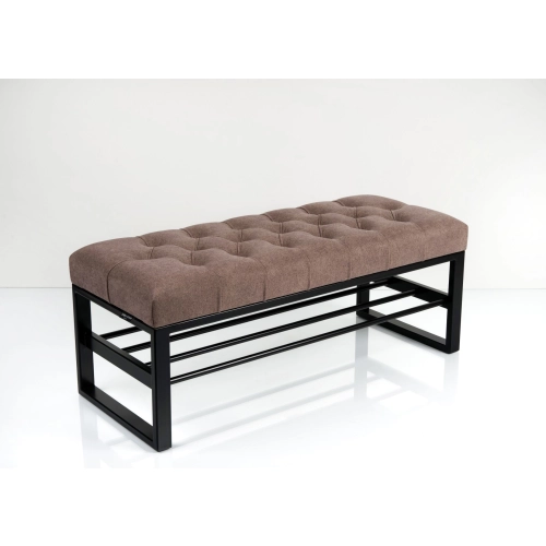 Ławka Pufa Pikowana Industrialna