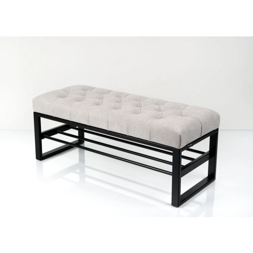 Ławka Pufa Pikowana Industrialna