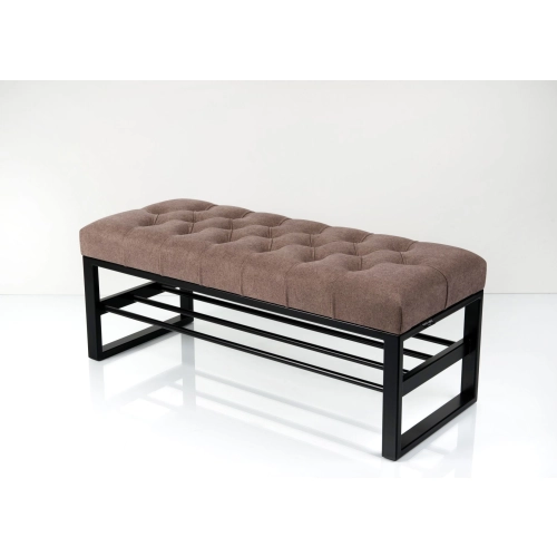 Ławka Pufa Pikowana Industrialna