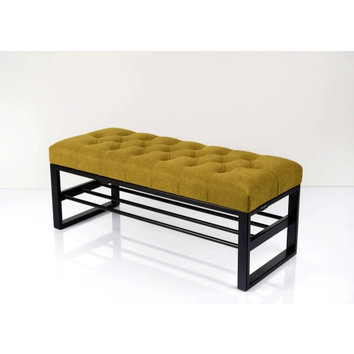 Ławka Pufa Pikowana Industrialna