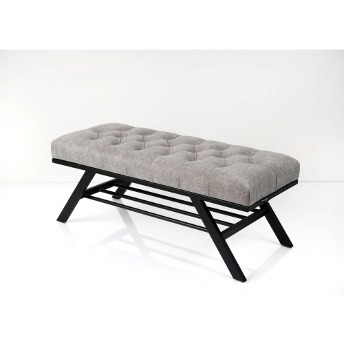 Ławka Pufa Pikowana Industrialna