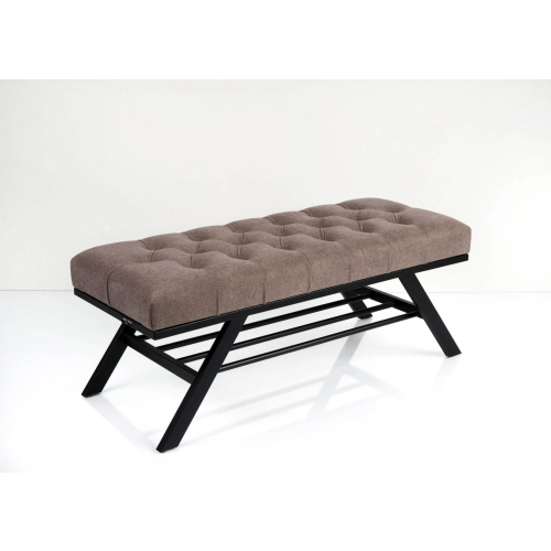 Ławka Pufa Pikowana Industrialna