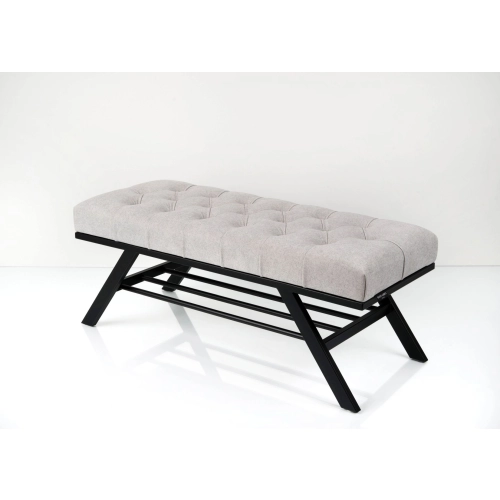 Ławka Pufa Pikowana Industrialna