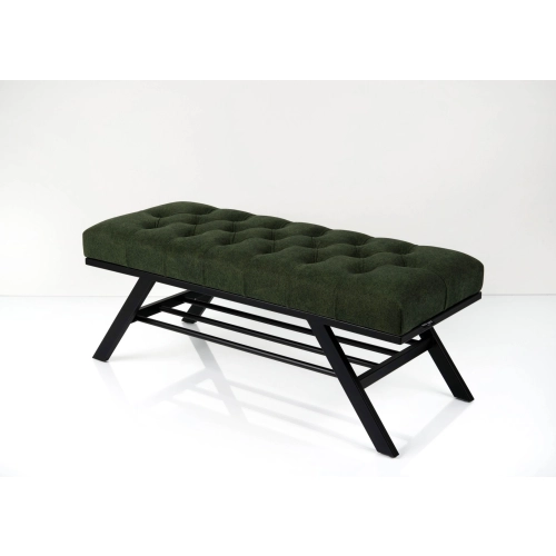 Ławka Pufa Pikowana Industrialna