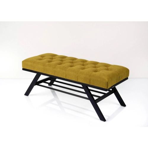 Ławka Pufa Pikowana Industrialna