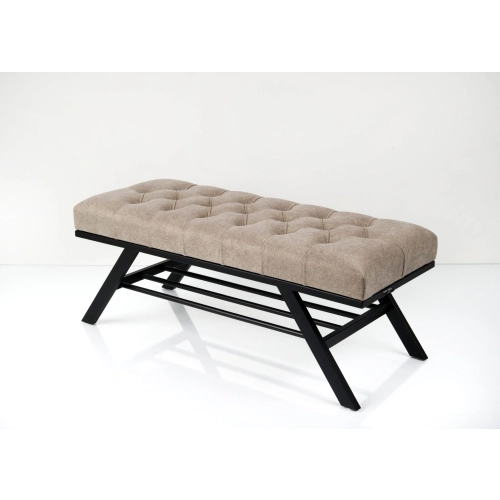 Ławka Pufa Pikowana Industrialna