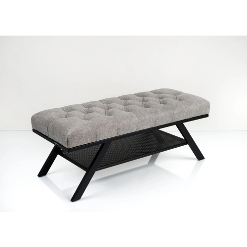 Ławka Pufa Pikowana Industrialna