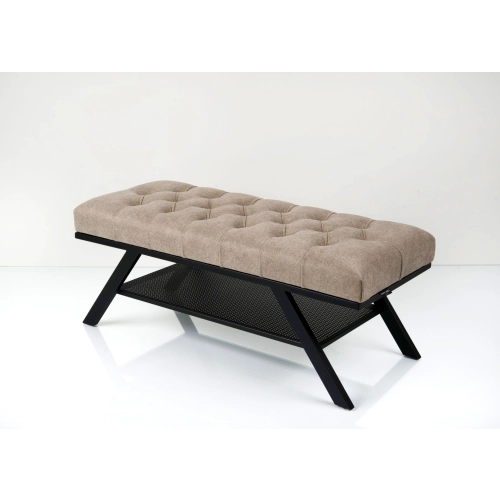 Ławka Pufa Pikowana Industrialna