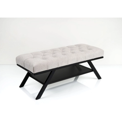 Ławka Pufa Pikowana Industrialna