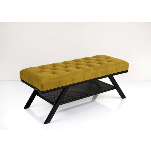 Ławka Pufa Pikowana Industrialna