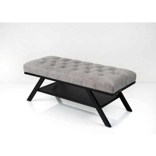 Ławka Pufa Pikowana Industrialna