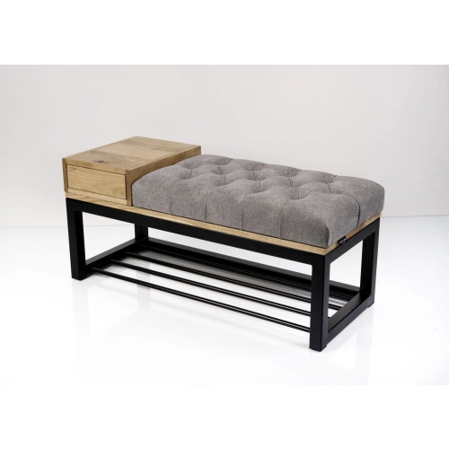 Ławka Pufa Pikowana Industrialna