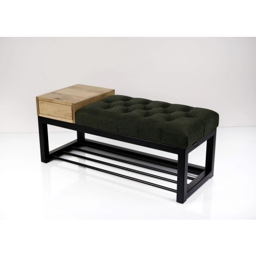 Ławka Pufa Pikowana Industrialna