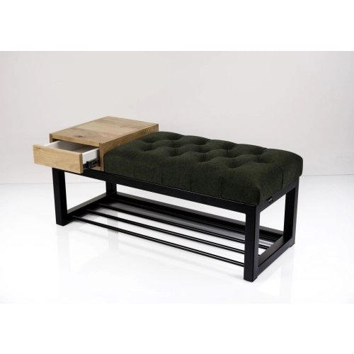 Ławka Pufa Pikowana Industrialna