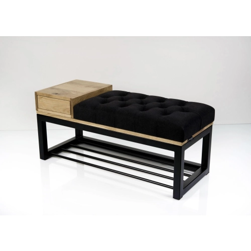 Ławka Pufa Pikowana Industrialna