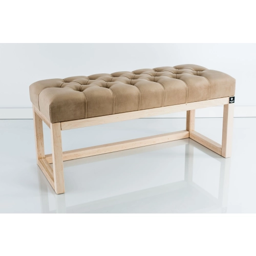 WYPRZEDAŻ Pufa Pikowana Cappucino Guzik Tapicerowany LPP-2 Rozmiary od 50 cm do 200 cm