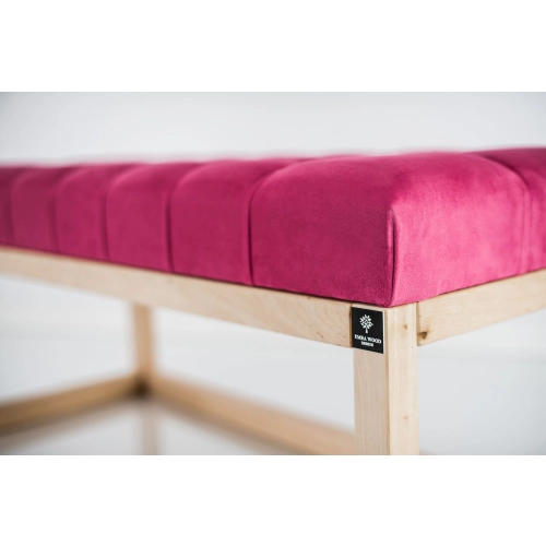 WYPRZEDAŻ Ławka Pikowana Różowy Guzik Tapicerowany LPP-2 Rozmiary od 50 cm do 200 cm