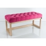 WYPRZEDAŻ Ławka Pikowana Różowy Guzik Tapicerowany LPP-2 Rozmiary od 50 cm do 200 cm