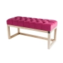 WYPRZEDAŻ Ławka Pikowana Różowy Guzik Tapicerowany LPP-2 Rozmiary od 50 cm do 200 cm