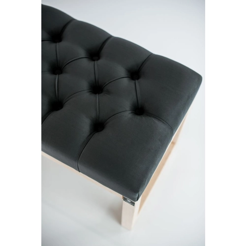 WYPRZEDAŻ Ławka Pikowana Grafitowy Guzik Tapicerowany LPP-2 Rozmiary od 50 cm do 200 cm