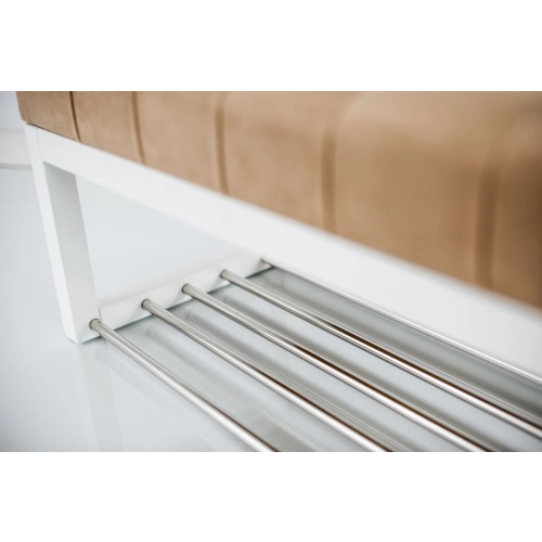 Ławeczka Pufa Pikowana Cappucino Guzik Tapicerowany LPP-4 Rozmiary od 50 cm do 200 cm