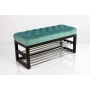 Ławeczka Pufa Pikowana Mięta Guzik Tapicerowany LPP-5 Rozmiary od 50 cm do 200 cm