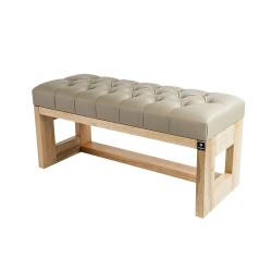 Ławeczka Pufa Pikowana Ekoskóra Bez Guzik Kryształ LPP-6 Rozmiary od 50 cm do 200 cm