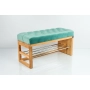 Ławka Pufa Pikowana Mięta Guzik Tapicerowany LPP-91 Rozmiary od 50 cm do 200 cm