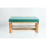 Ławka Pufa Pikowana Mięta Guzik Tapicerowany LPP-91 Rozmiary od 50 cm do 200 cm