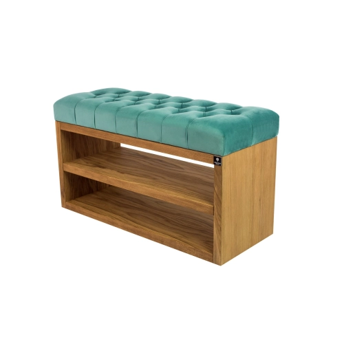 Ławka Szafka Pufa Pikowane Siedzisko Mięta LPS-5 Rozmiary od 50 cm do 200 cm