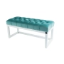 Ławeczka Pufa Pikowana Mięta Guzik Tapicerowany LPP-2 Rozmiary od 50 cm do 200 cm