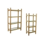 ZESTAW 2w1 REGAŁ NA KSIĄŻKI DREWNO LITE DĄB JESION OLCHA RNK-17